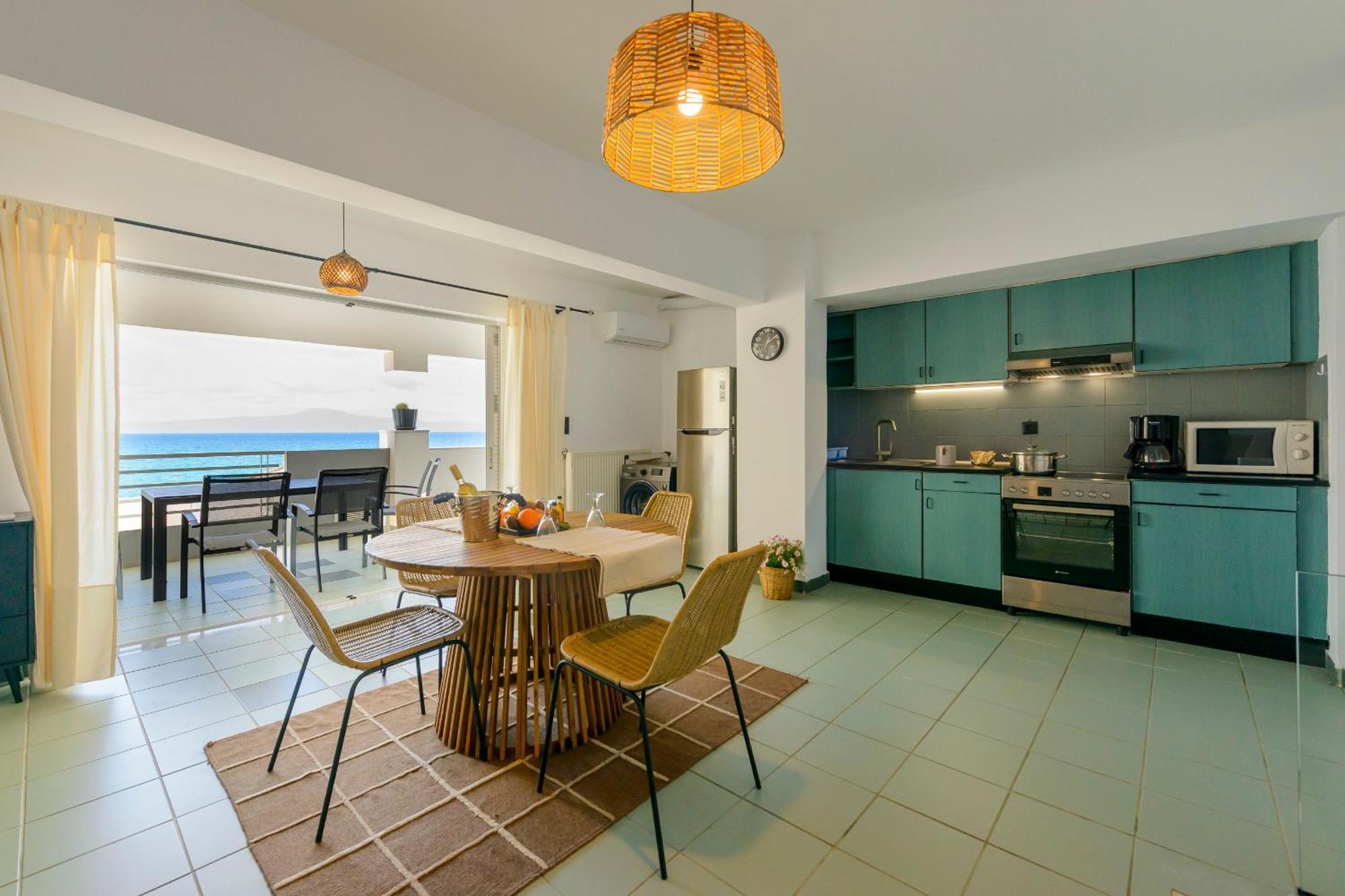 Appartement Agali 2 Maizonette Front Of The Sea à Akrogiali Extérieur photo